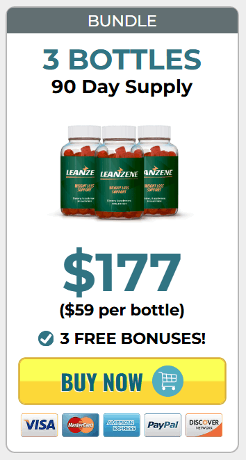 Leanzene 3 Bottle Pricing