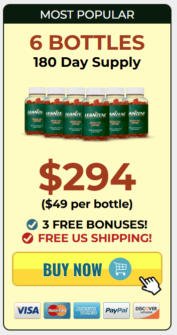 Leanzene 6 Bottle Pricing